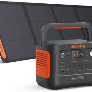 Jackery Solar Generator 1000 V2 W/200-Watt Solar Panel