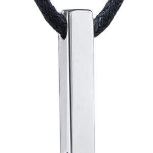 Engravable Sterling Silver Men's Name Necklace