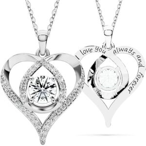 Heart Pendant Necklace for Her